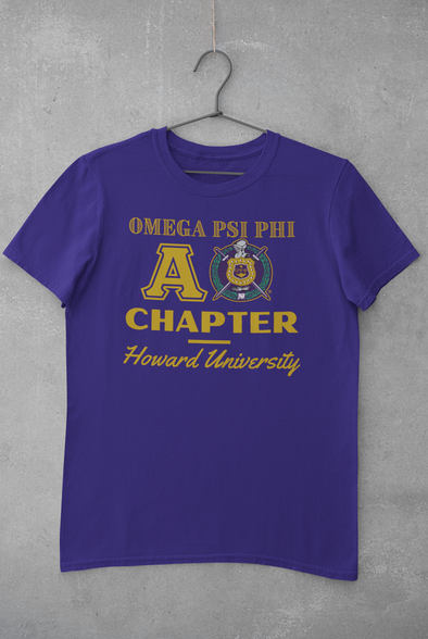Omega Psi Phi Custom Greek Chapter T-Shirts Ed. 1