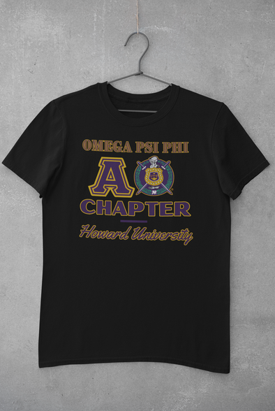 Omega Psi Phi Custom Greek Chapter T-Shirts Ed. 3