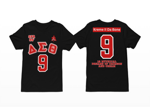 DELTA SIGMA THETA CUSTOM GREEK LINE T SHIRT