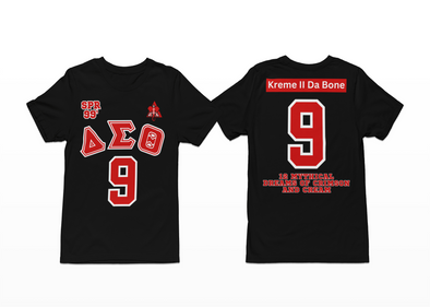 DELTA SIGMA THETA CUSTOM GREEK LINE T SHIRT