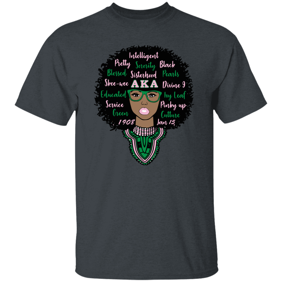 Alpha Kappa Alpha Screen Printed T-Shirt