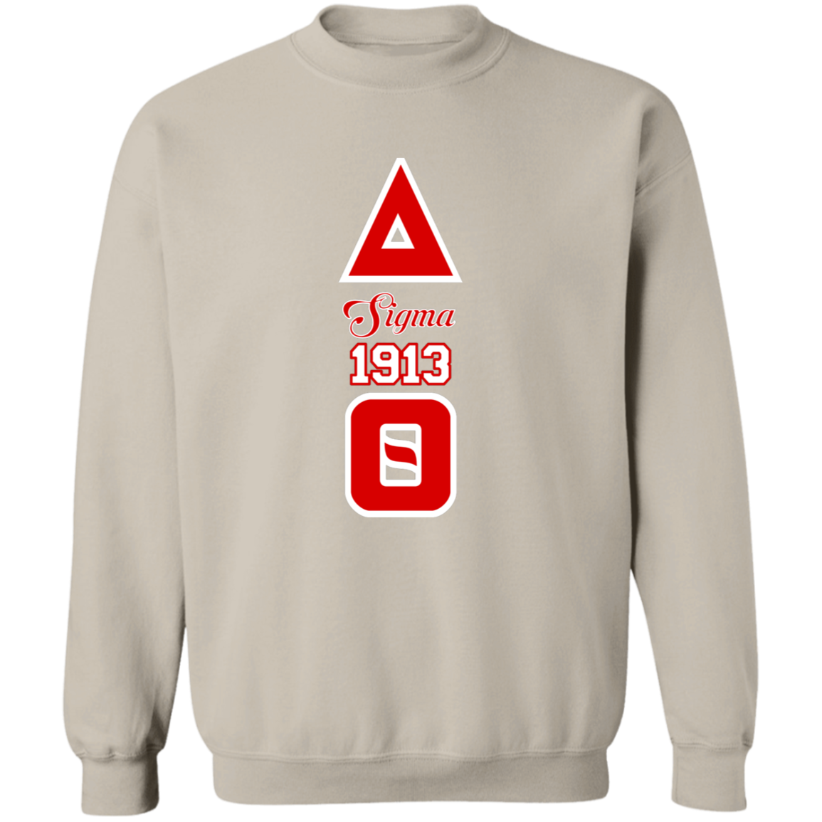 Delta Sigma Theta Sweatshirt Paraphernalia Screen Printed Unisex
