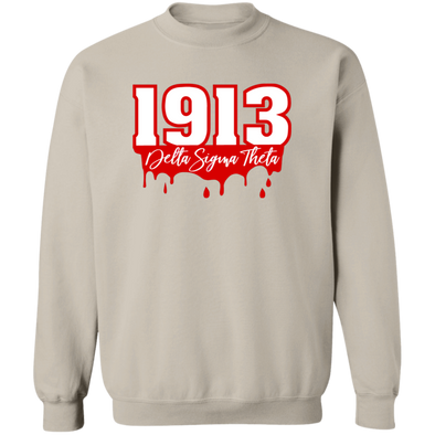 Delta Sigma Theta Sweatshirt Paraphernalia Screen Printed Unisex