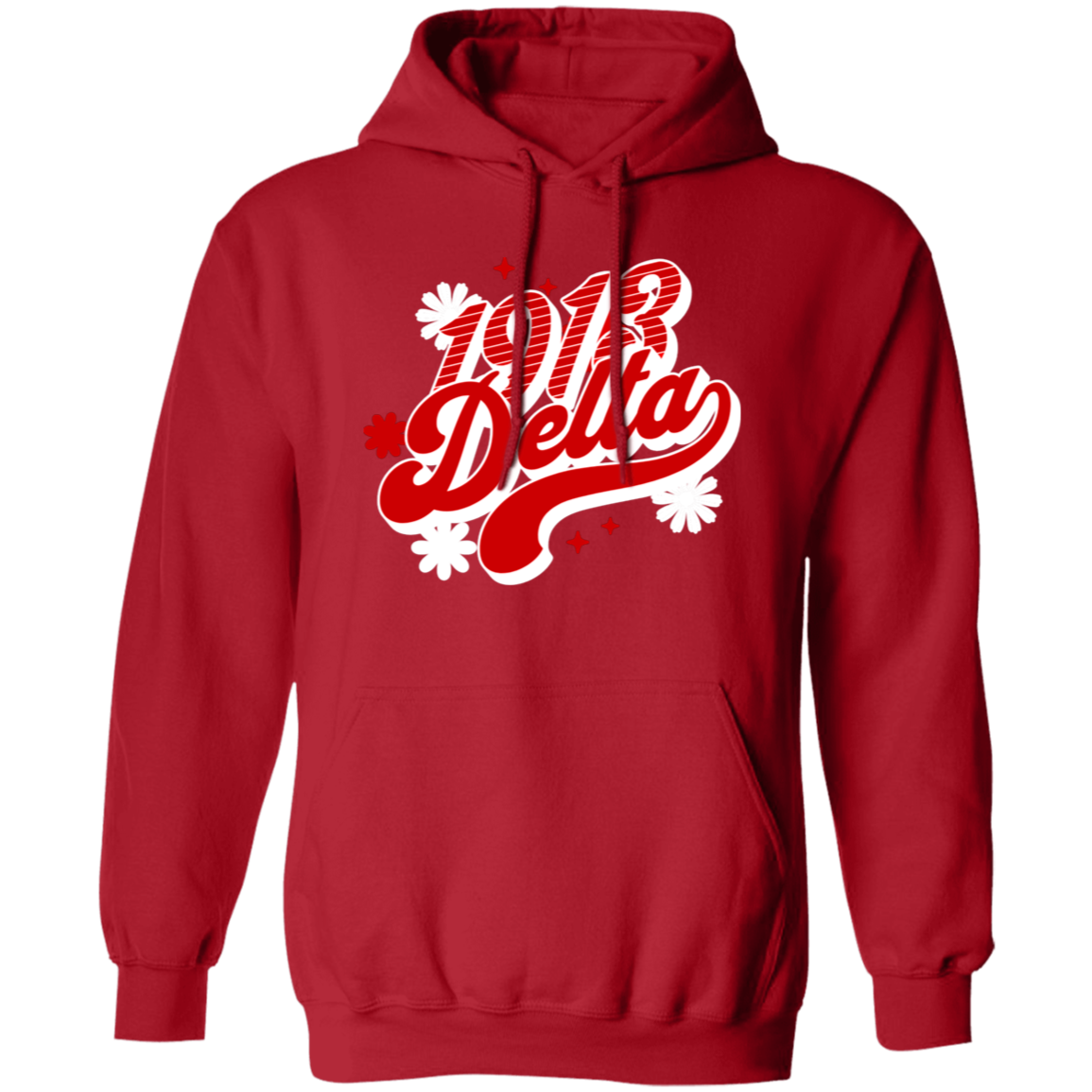 Delta Sigma Theta Hoodie Paraphernalia Screen Printed Unisex