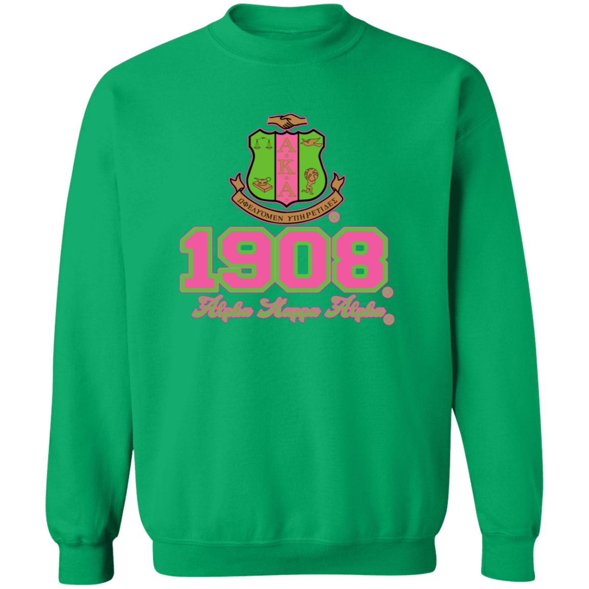 Alpha Kappa Alpha Crewneck Pullover Sweatshirt