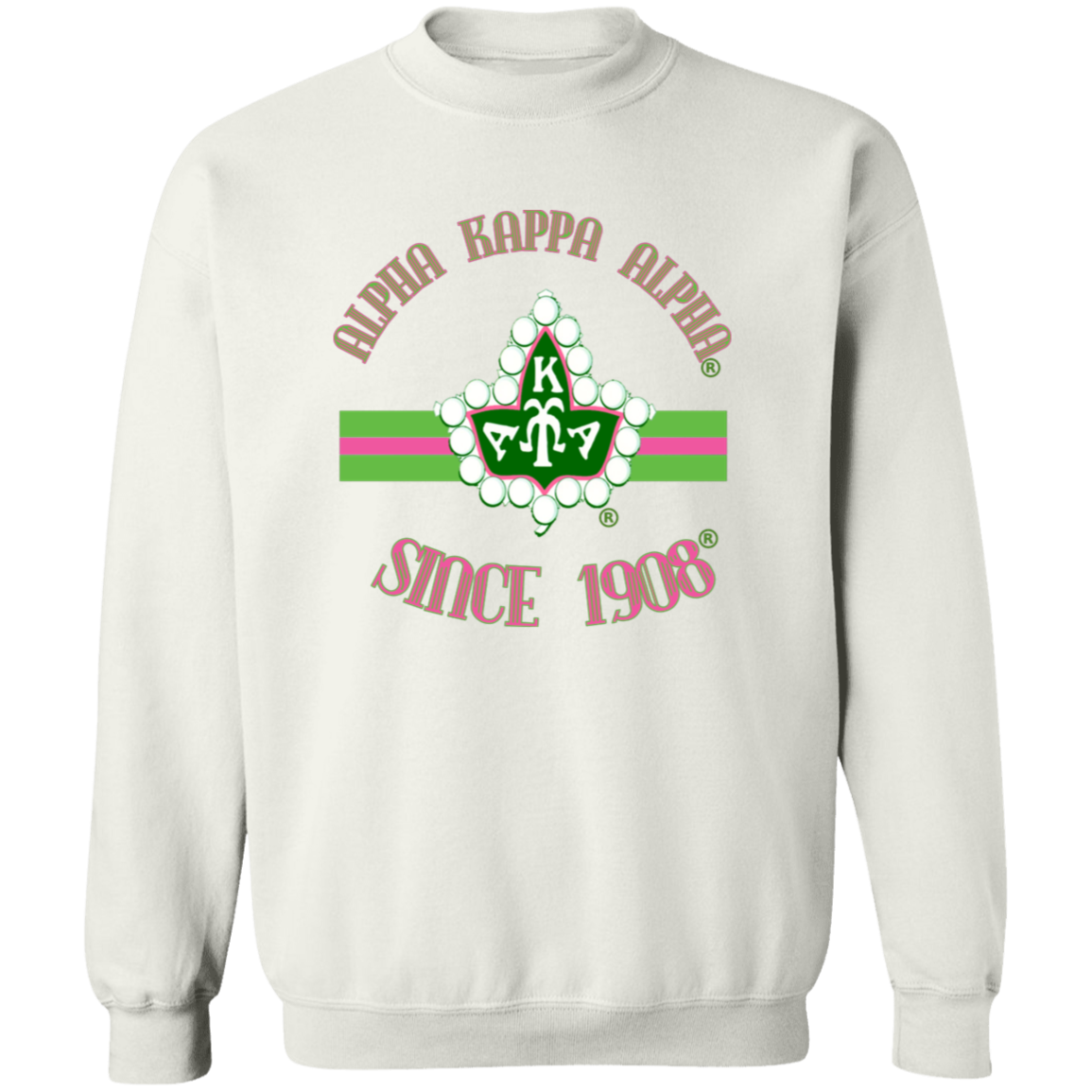 Alpha Kappa Alpha Crewneck Pullover Sweatshirt