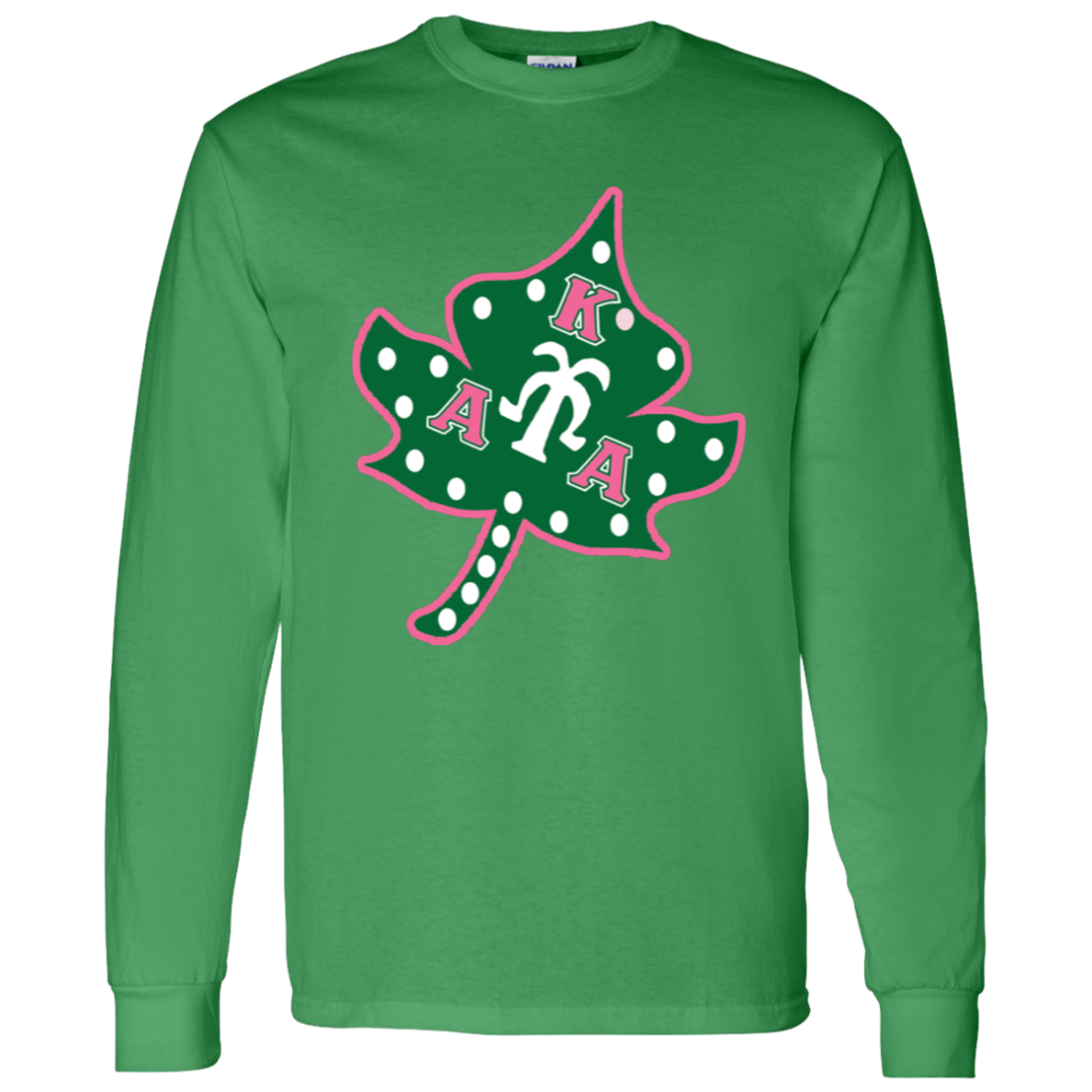 Alpha Kappa Alpha Screen Printed Long Sleeve