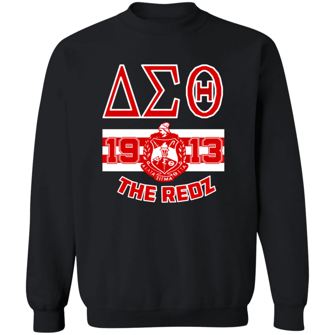 Delta Sigma Theta Sweatshirt Paraphernalia Screen Printed Unisex