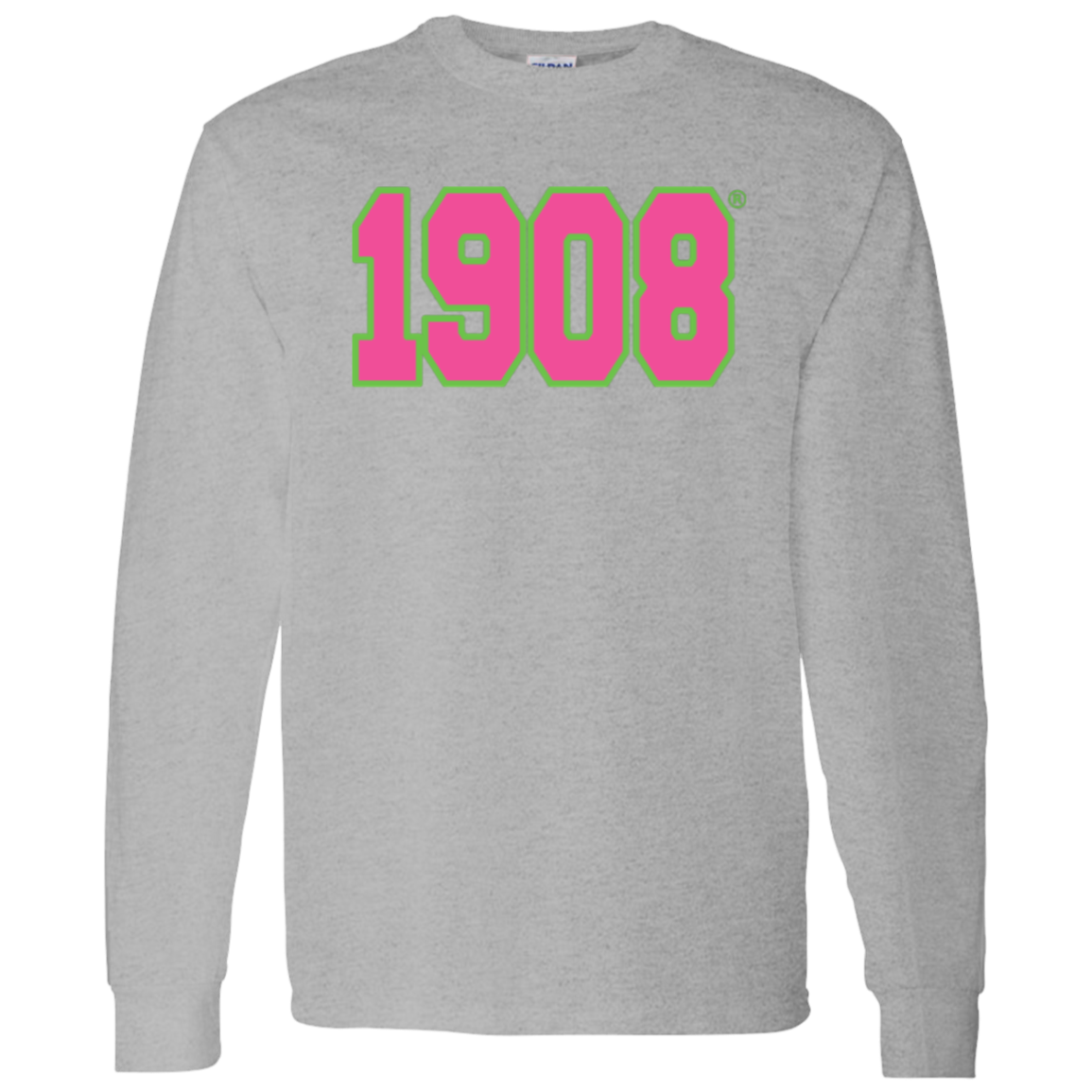 Alpha Kappa Alpha Screen Printed Long Sleeve