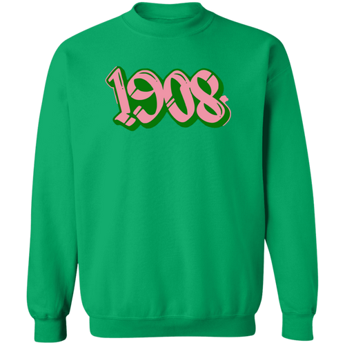 Alpha Kappa Alpha Crewneck Pullover Sweatshirt - My Greek Letters