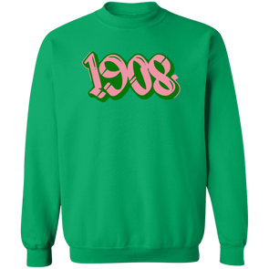 Alpha Kappa Alpha Crewneck Pullover Sweatshirt - My Greek Letters
