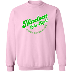 Alpha Kappa Alpha Crewneck Pullover Sweatshirt - My Greek Letters
