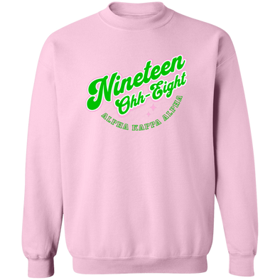 Alpha Kappa Alpha Crewneck Pullover Sweatshirt - My Greek Letters
