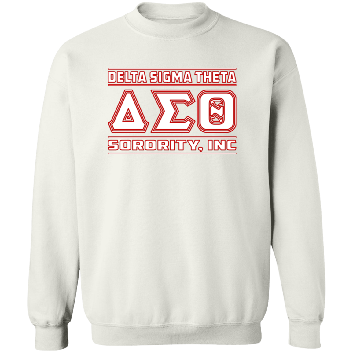 Delta Sigma Theta Sweatshirt Paraphernalia Screen Printed Unisex