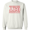 Delta Sigma Theta Sweatshirt Paraphernalia Screen Printed Unisex