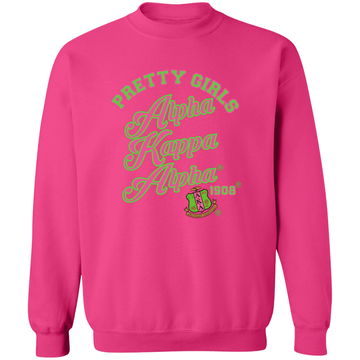 Alpha Kappa Alpha Crewneck Pullover Sweatshirt