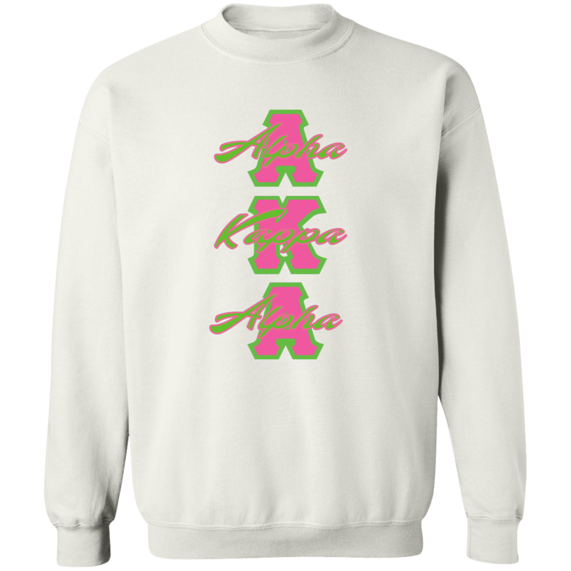 Alpha Kappa Alpha Screen Printed Crewneck Sweatshirt