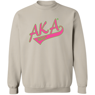 Alpha Kappa Alpha Screen Printed Crewneck Sweatshirt