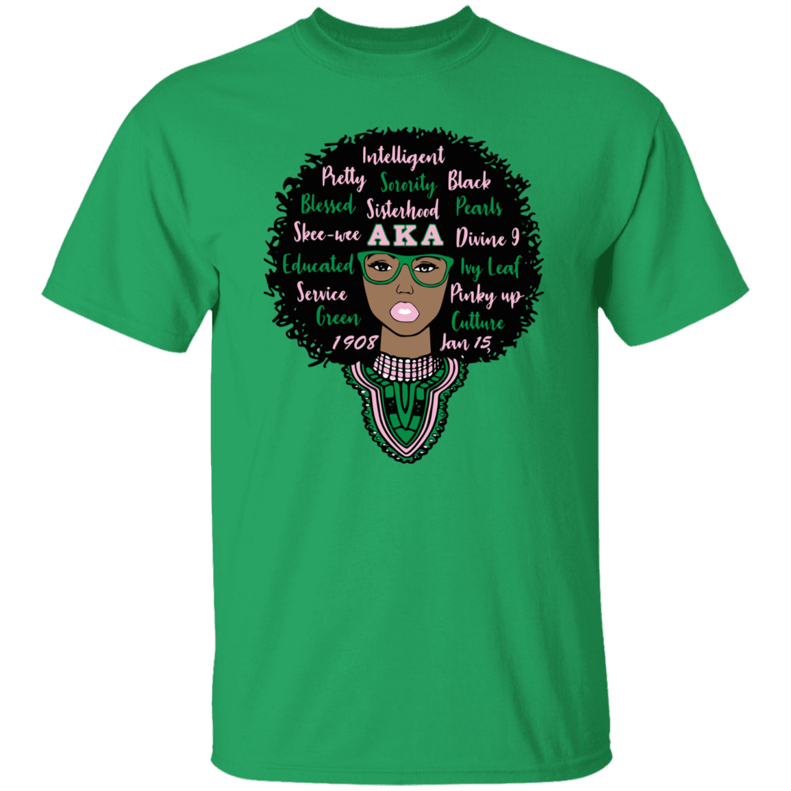 Alpha Kappa Alpha Screen Printed T-Shirt