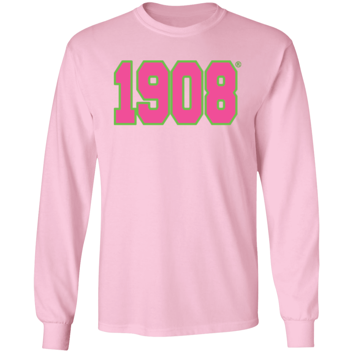 Alpha Kappa Alpha Screen Printed Long Sleeve
