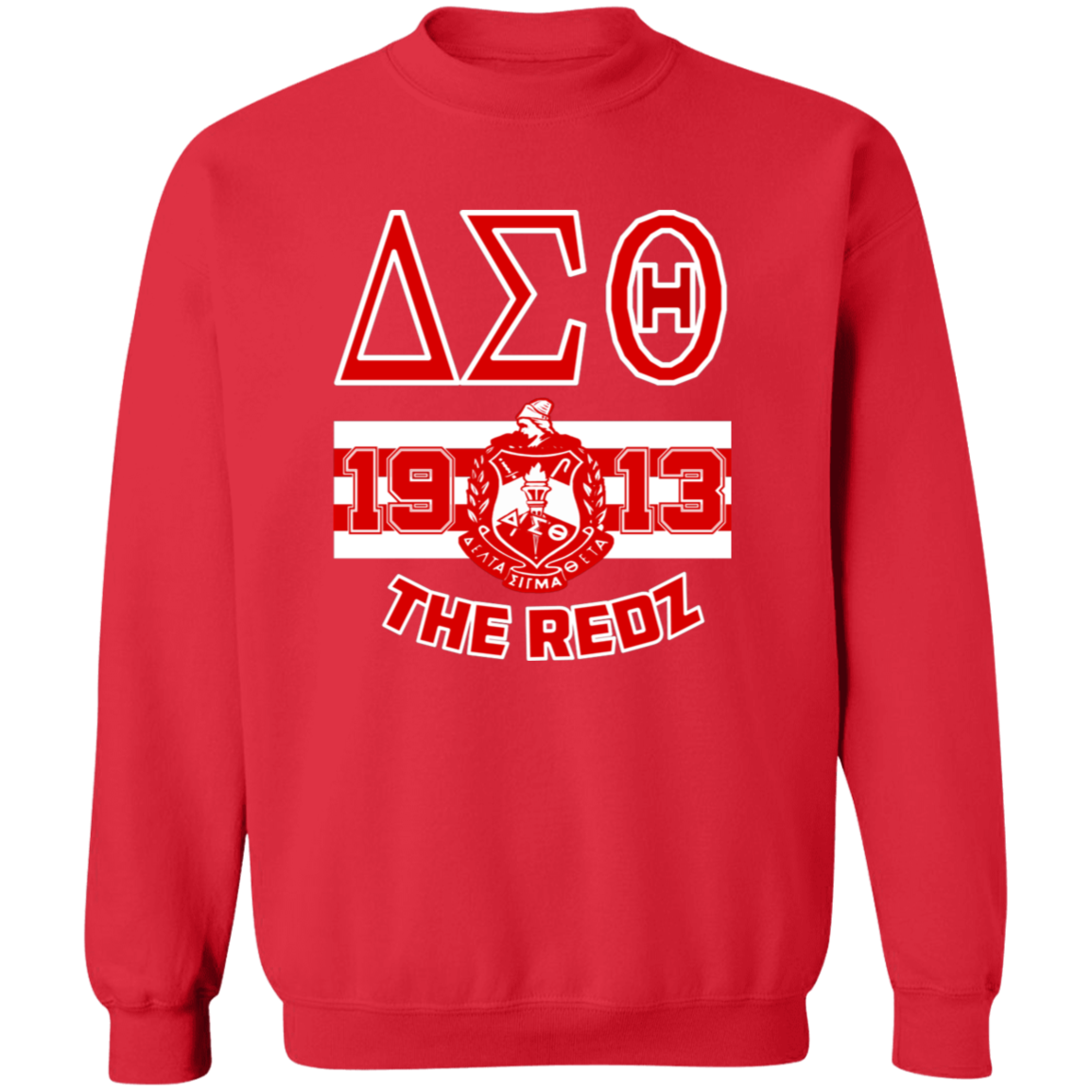 Delta Sigma Theta Sweatshirt Paraphernalia Screen Printed Unisex