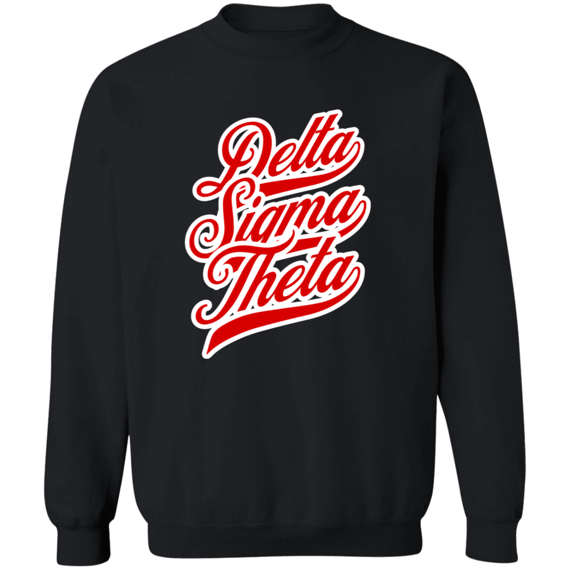 Delta Sigma Theta Sweatshirt Paraphernalia Screen Printed Unisex