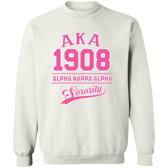 Alpha Kappa Alpha Screen Printed Crewneck Sweatshirt