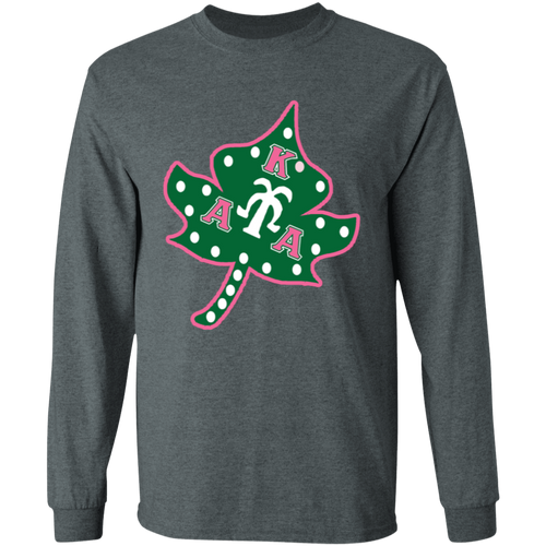 Alpha Kappa Alpha Screen Printed Long Sleeve