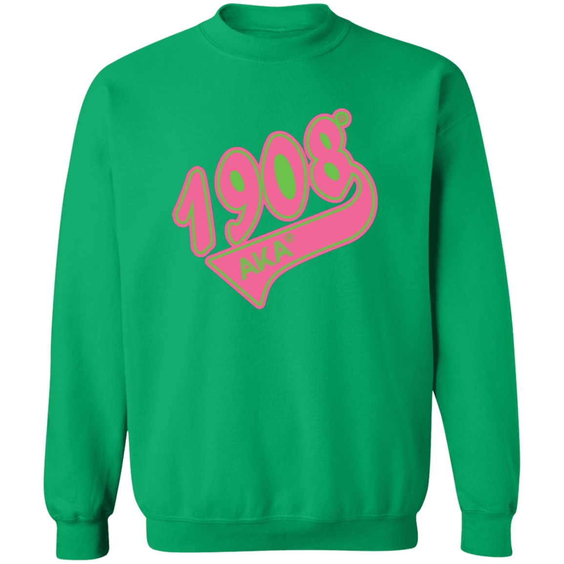 Alpha Kappa Alpha Screen Printed Crewneck Sweatshirt