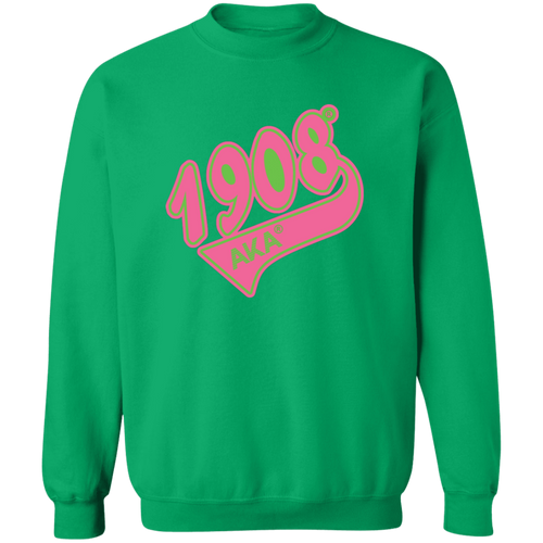 Alpha Kappa Alpha Screen Printed Crewneck Sweatshirt