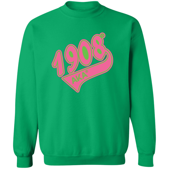 Alpha Kappa Alpha Screen Printed Crewneck Sweatshirt