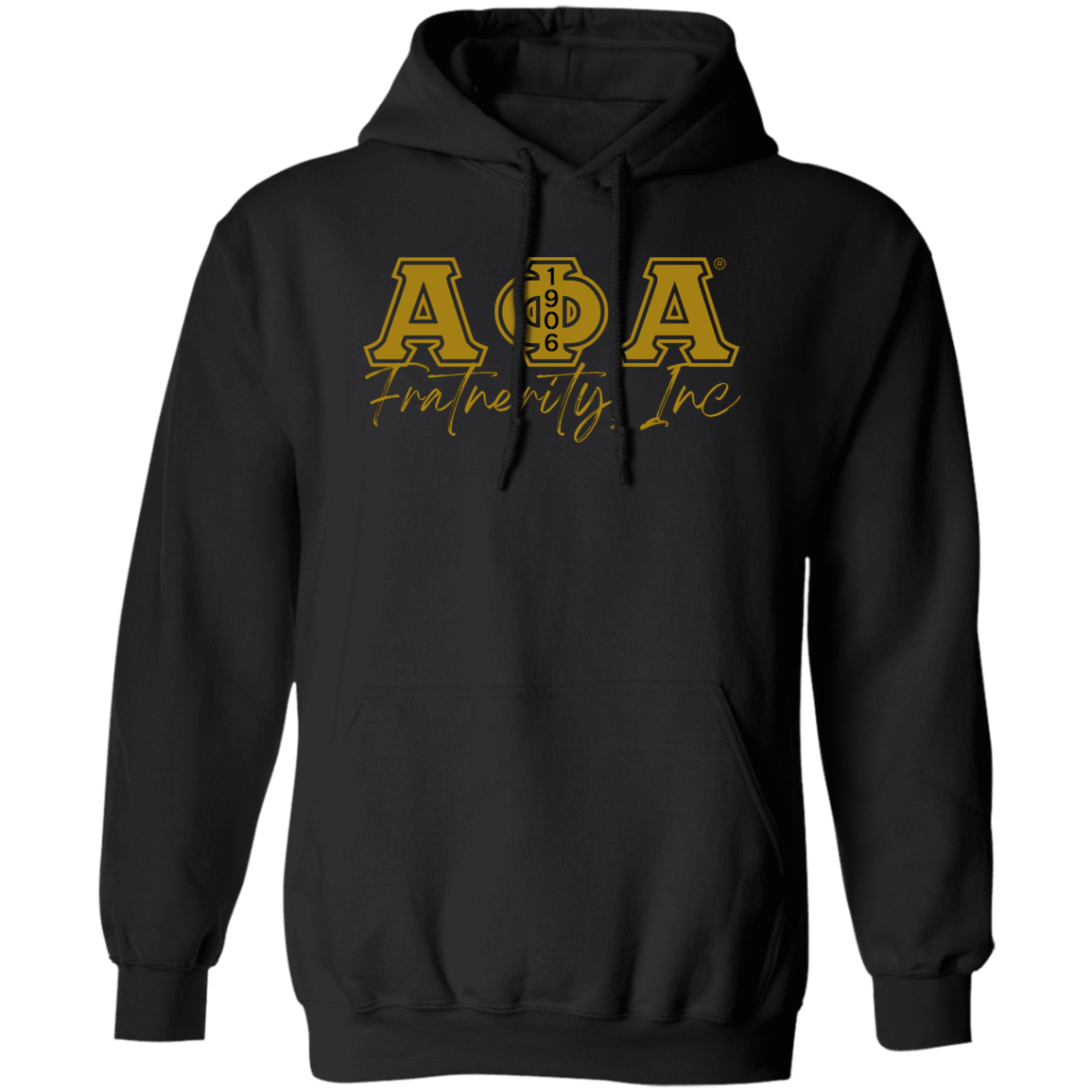 Alpha Phi Alpha Black Ice Collection Hoodie Ed. 2 - My Greek Letters