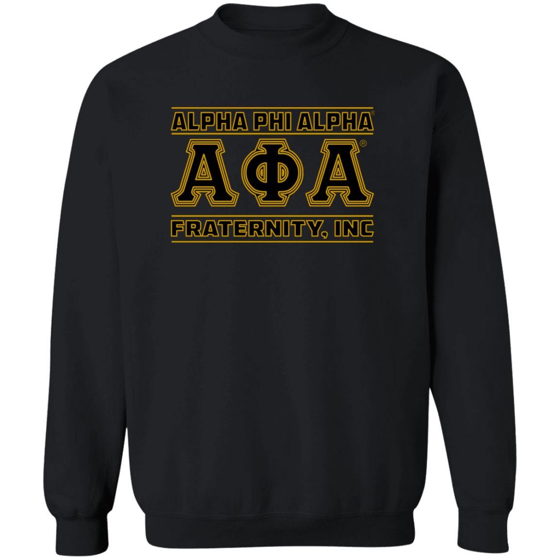 Alpha Phi Alpha Black Ice Collection Sweatshirt Ed. 7 - My Greek Letters