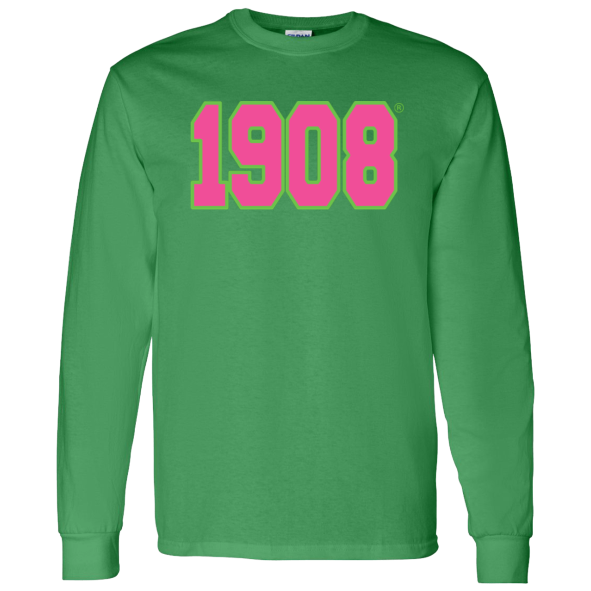Alpha Kappa Alpha Screen Printed Long Sleeve
