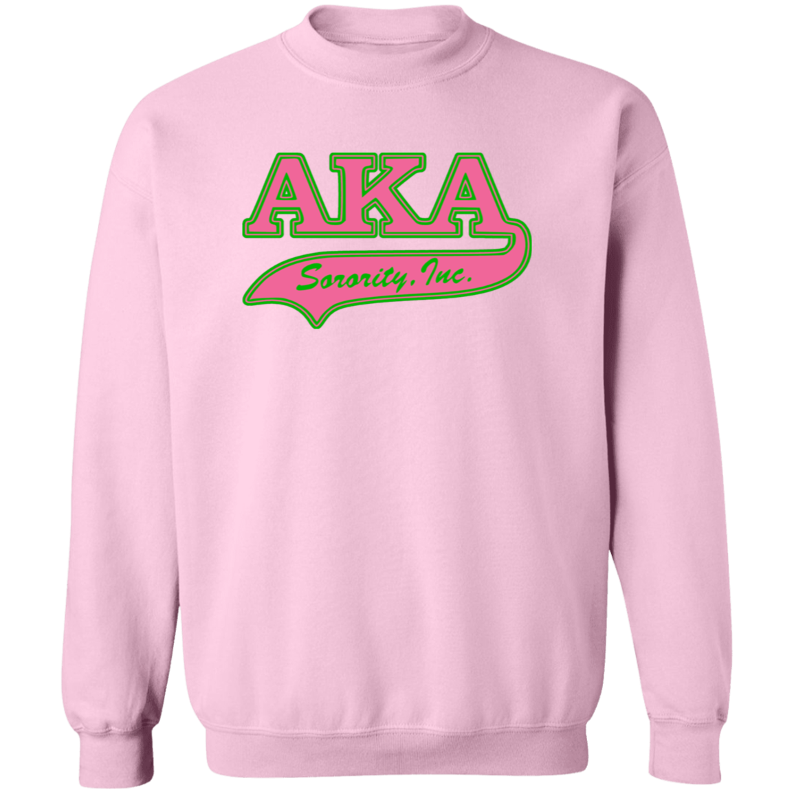 Alpha Kappa Alpha Screen Printed Crewneck Sweatshirt