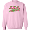 Alpha Kappa Alpha Screen Printed Crewneck Sweatshirt
