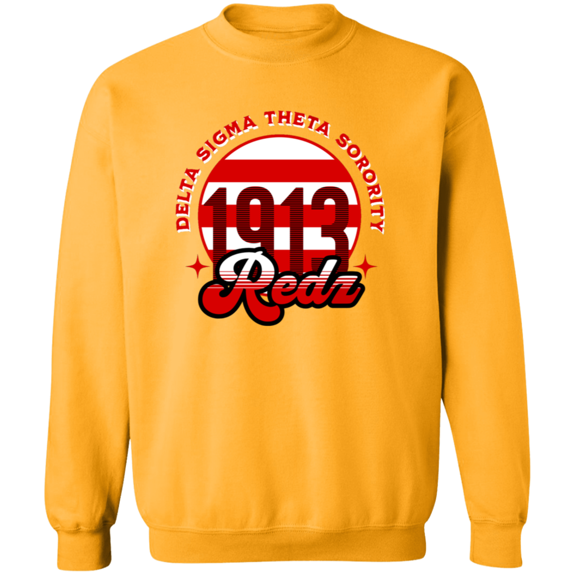 Delta Sigma Theta Sweatshirt Paraphernalia Screen Printed Unisex