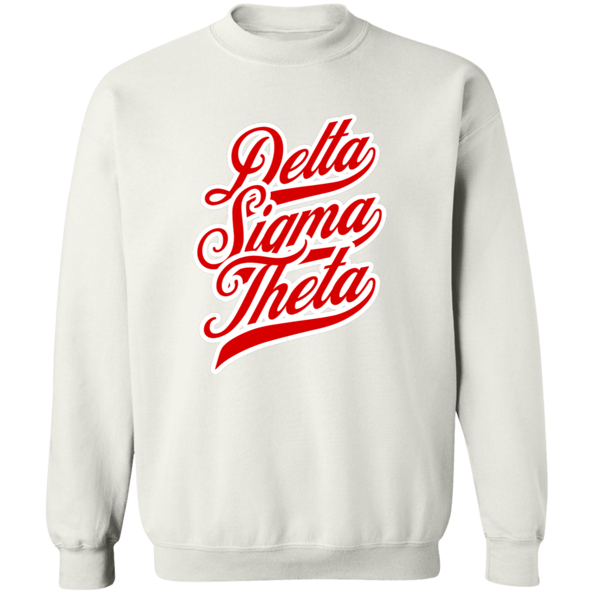 Delta Sigma Theta Sweatshirt Paraphernalia Screen Printed Unisex
