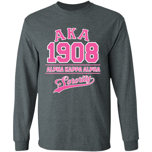 Alpha Kappa Alpha Screen Printed Long Sleeve