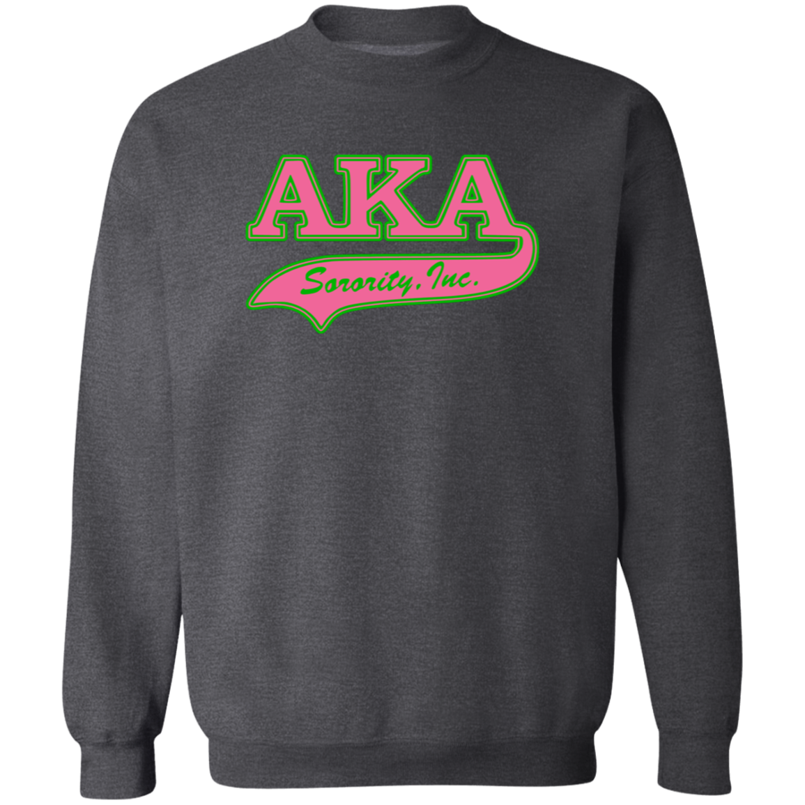 Alpha Kappa Alpha Screen Printed Crewneck Sweatshirt