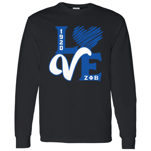 Zeta Phi Beta Sorority LS T-Shirt