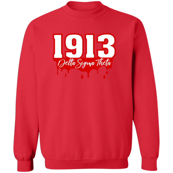 Delta Sigma Theta Sweatshirt Paraphernalia Screen Printed Unisex