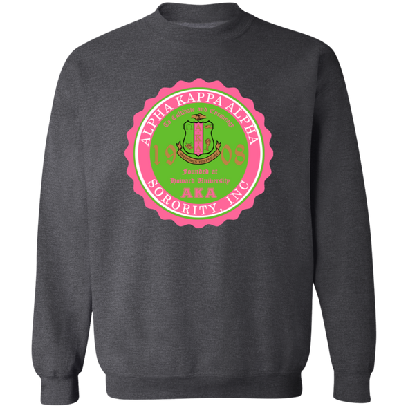 Alpha Kappa Alpha Screen Printed Crewneck Sweatshirt