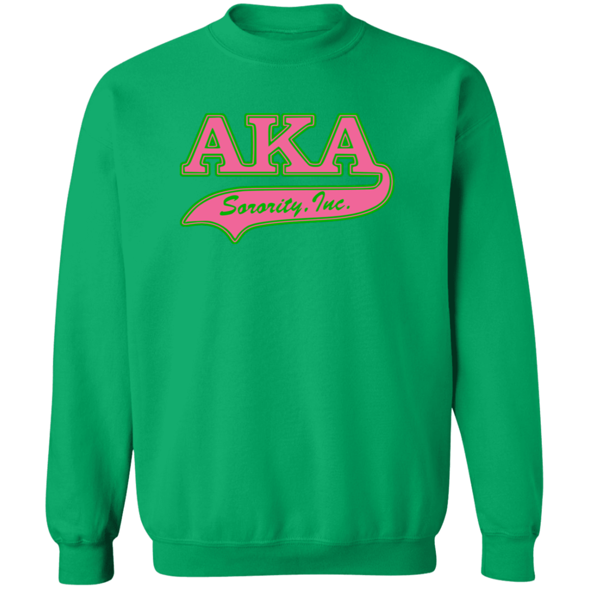 Alpha Kappa Alpha Screen Printed Crewneck Sweatshirt