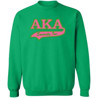 Alpha Kappa Alpha Screen Printed Crewneck Sweatshirt