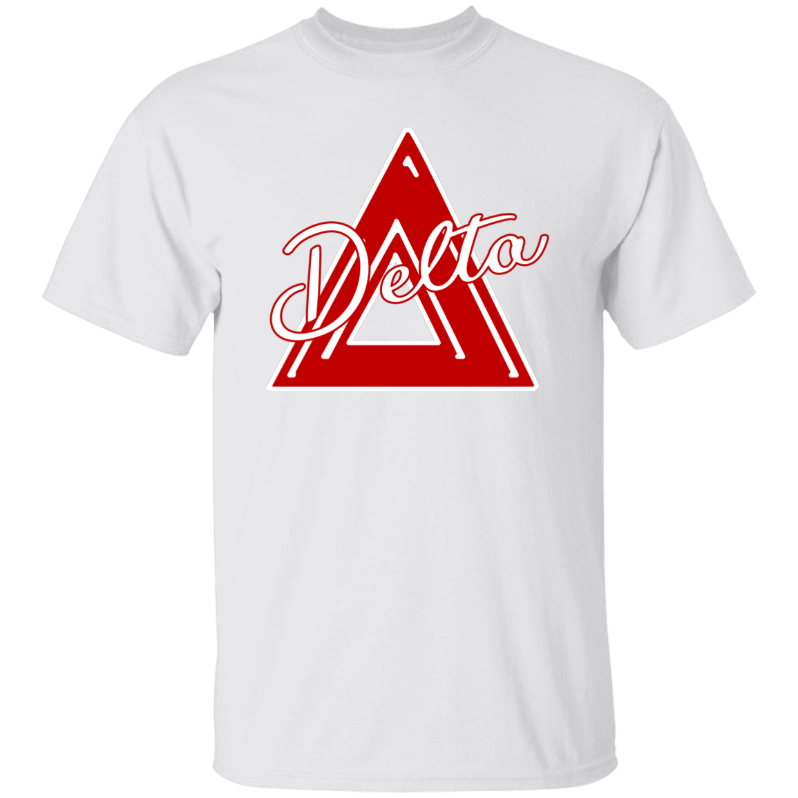 Delta Sigma Theta T-Shirt Paraphernalia Screen Printed Unisex