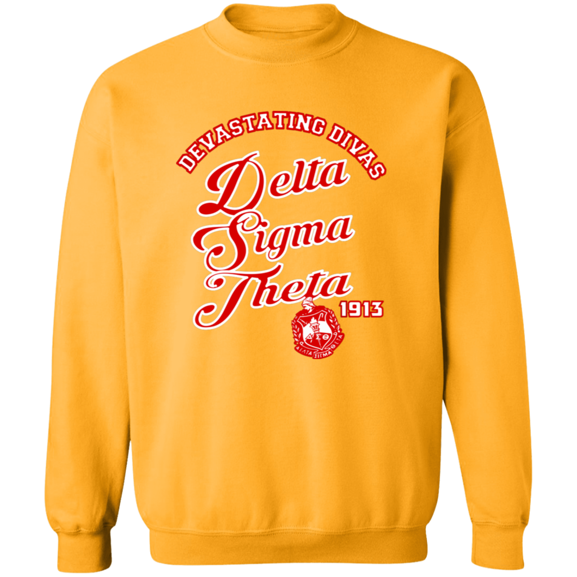 Delta Sigma Theta Sweatshirt Paraphernalia Screen Printed Unisex