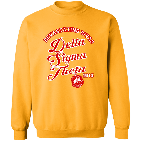 Delta Sigma Theta Sweatshirt Paraphernalia Screen Printed Unisex