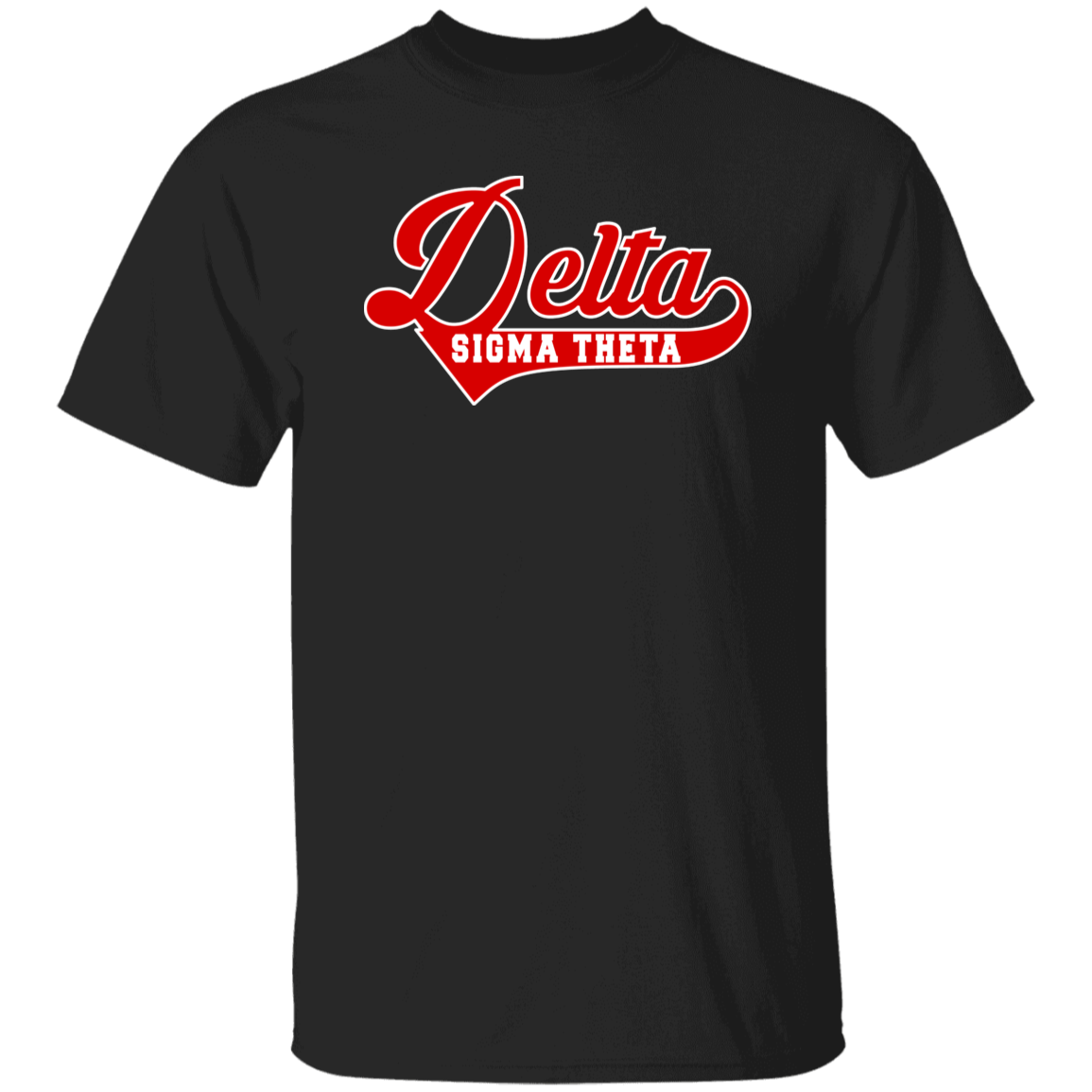 Delta Sigma Theta T-Shirt Paraphernalia Screen Printed Unisex