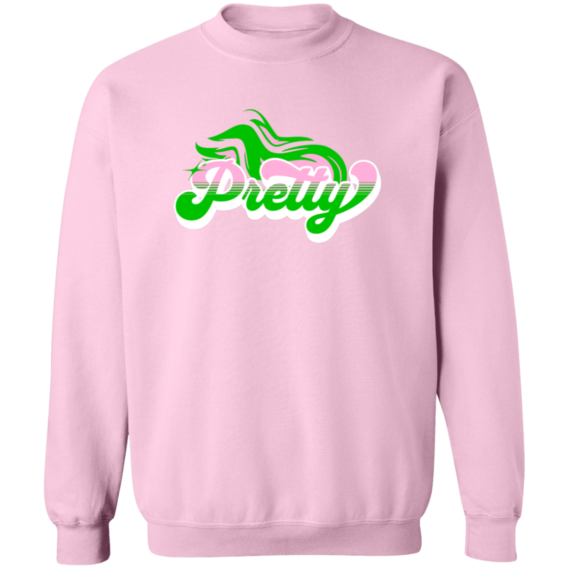 Alpha Kappa Alpha Crewneck Pullover Sweatshirt - My Greek Letters